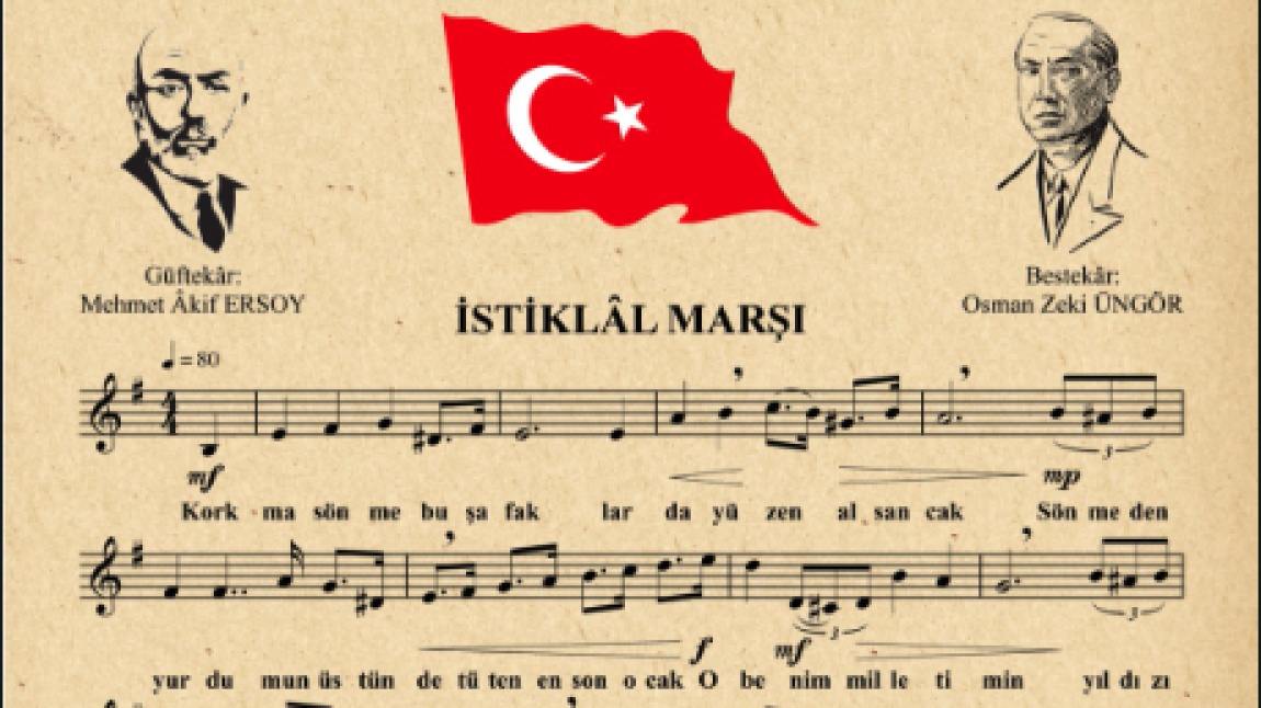 Buca Bilim ve Sanat Merkezi Müdürü Cenk Aybars Dereli'nin 12 Mart İstiklal Marşı'nın Kabulünün 104. Yılı Mesajı